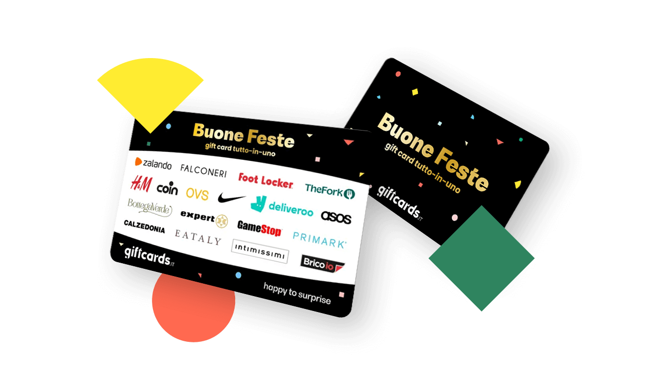 Più scelta con la Gift Card Tutto-in-Uno di Natale