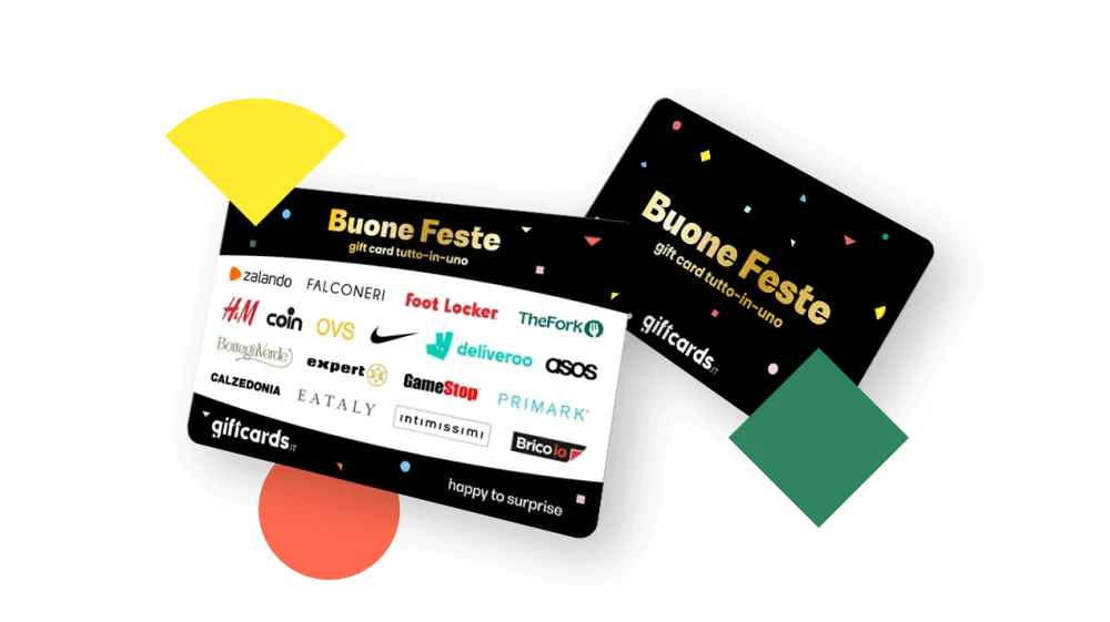 Più scelta con la Gift Card Tutto-in-Uno di Natale