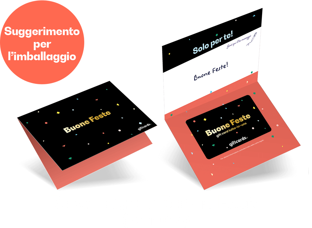 Gift Card Tutto-in-Uno Buone Feste