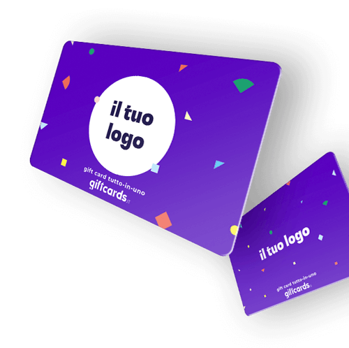 Personalizza una gift card