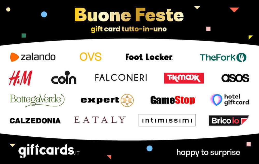 Gift card Tutto-in-Uno Buone Feste