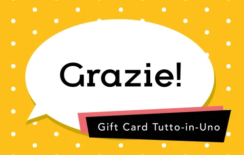 Grazie Gift Card Tutto-in-Uno