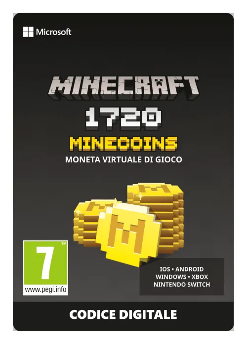 Gift card Minecraft Minecoins 1720