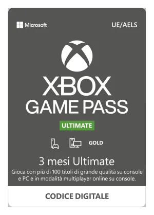 Gift card Xbox Game Pass Ultimate 3M