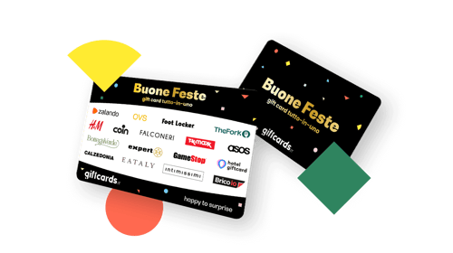 Più scelta con la Gift Card Tutto-in-Uno di Natale