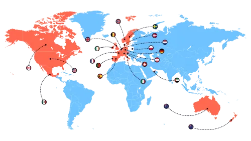 Buoni regalo internazionali per più di 20 paesi